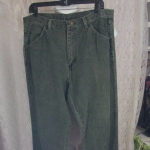 Vintage  Washed Black Relaxed Fit Jeans Rugged Wear Wrangler